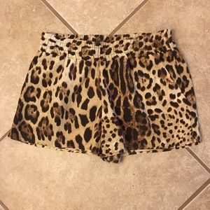 Cheetah Print Shorts